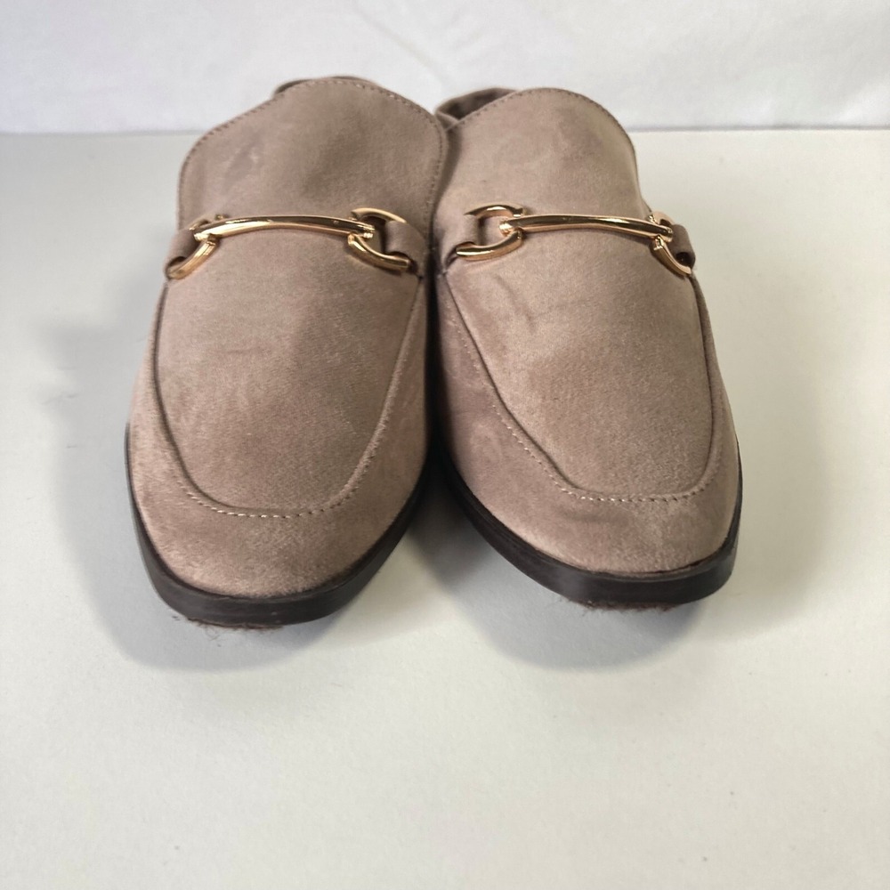 Vintage Havana House Shoes Taupe Polly Loafer Rose Gold Buckle Casual Womens 6.5 - Picture 5 of 11